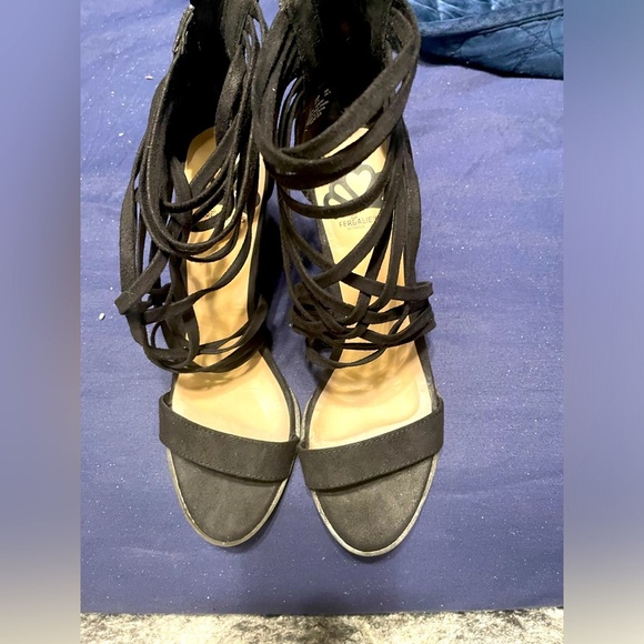 Fergalicious Womens Hunter Fabric Open Toe Casual Strappy Sandals 7.5 - Picture 1 of 4